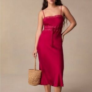 Rouje Fuchsia Midi Dress